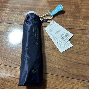 Wpc. 日傘 超軽量 遮光軽量ソリッド ミニ 50cm 完全遮光 遮熱 晴雨兼用 スリム 傘 折り畳み傘ネイビー