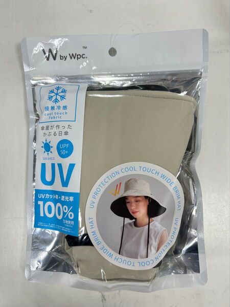 ワールドパーティー Wpc. W127-001-103BE Wpc. UVカット接触冷感つば広ハット ベージュ 帽子 ハット