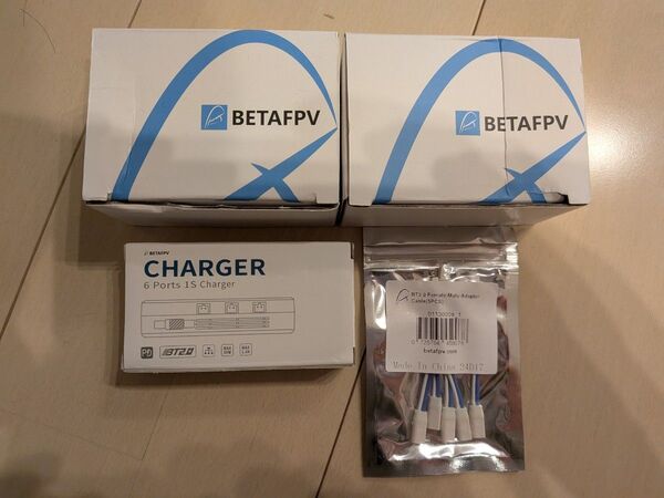 BETAFPV Aquila16用未使用バッテリー4本と充電器セット