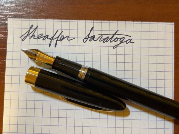 SHEAFFER サラトガ スノーケル式 ヴィンテージ 万年筆14K 585