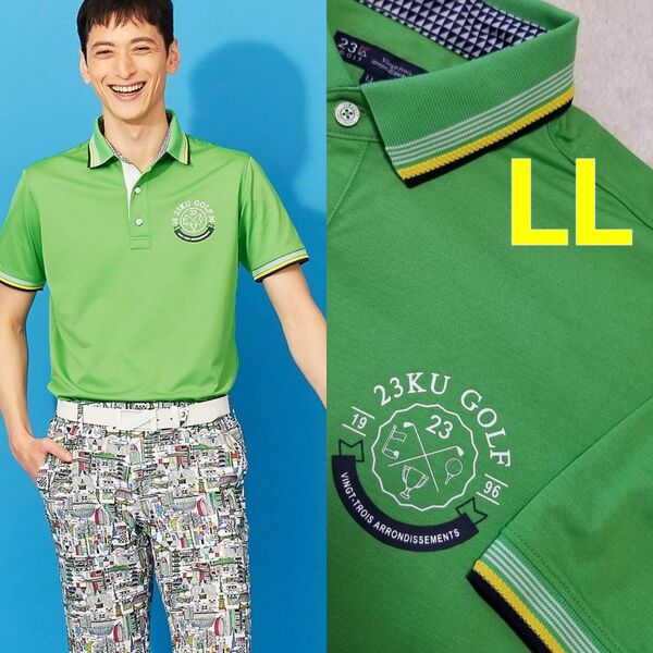 23区GOLFかのこポロシャツLL