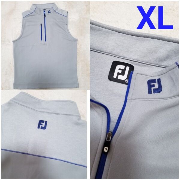 FJ フットジョイ ストレッチハーフジップベスト XL
