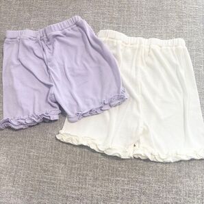 西松屋 裾フリルショートパンツ 90cm 95cm 美品
