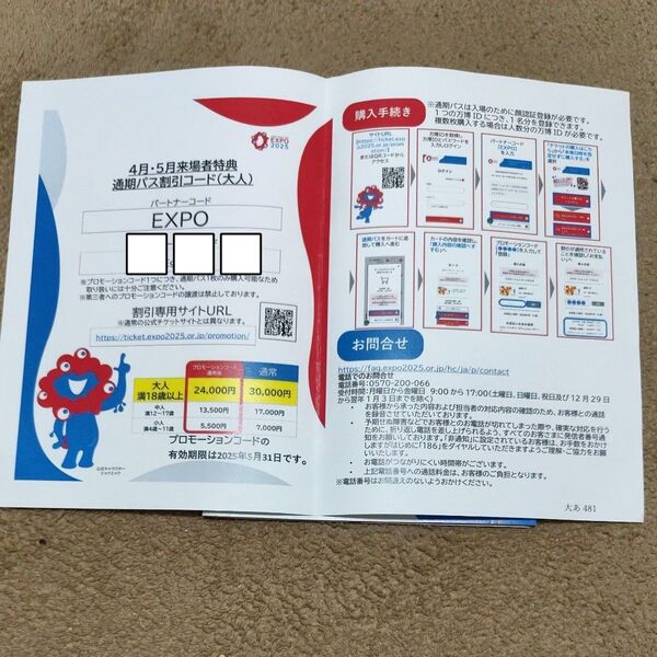 関西万博 通期パス 大人1枚