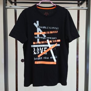 ARMANI EXCHANGE 光沢 ラバーテープロゴ