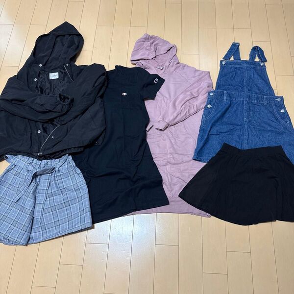 160 女児 衣類 まとめて オーバーオール サロペット ワンピース