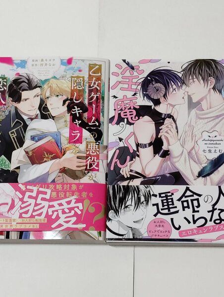 乙女ゲームの悪役が、隠しキャラを恋人になんかするもんじゃない 森キヨウ / 村井なお八畳暮らしの淫魔くん 七生えむ
