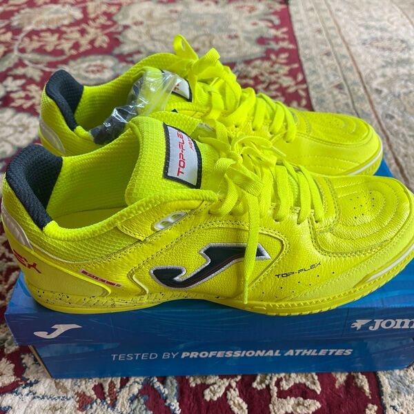 28cm Joma ホマ インドア フットサル TOP-FLEX 蛍光イエロー