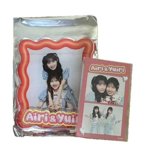 AKB48 春コン2025 SPECIALくじ 佐藤綺星 2ショットアクスタ 特典ステッカー