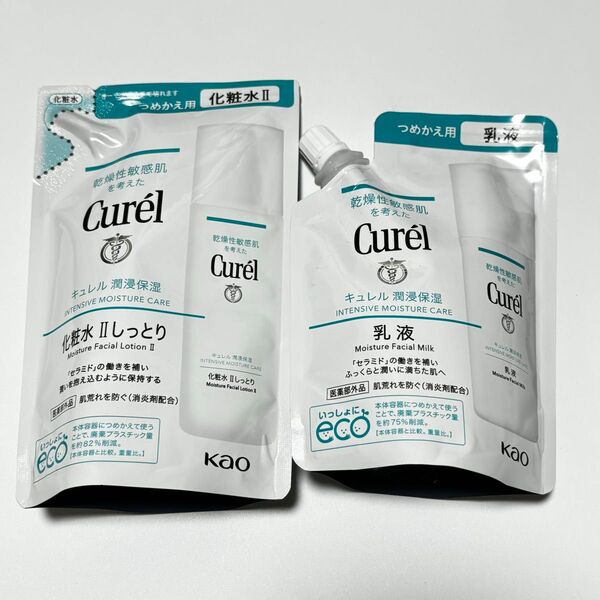 花王 キュレル 潤浸保湿化粧水(しっとり)&乳液 つめかえ用