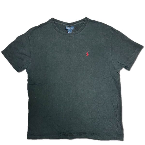 【Used】Polo by Ralph Lauren ポロラルフローレン クルーネックTシャツ M 黒 ブラック 古着
