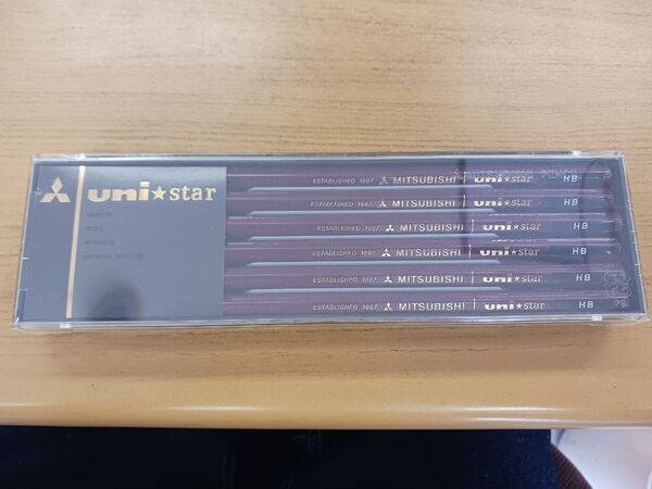 三菱鉛筆 uni-star 鉛筆 HB 12本セット
