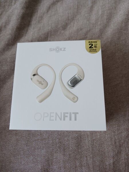 Shokz OpenFit 骨伝導イヤホン ベージュ