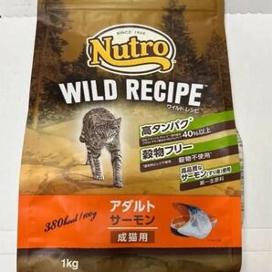 新品 未開封 匿名配送 2026年5月 キャットフード 成猫用 アダルトサーモン 1kg×1個