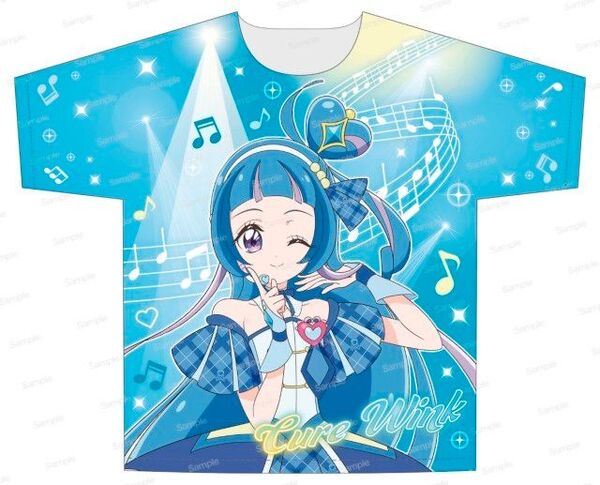 キミとアイドルプリキュア♪ フルグラフィックTシャツvol.1『キュアウインク/蒼風なな』