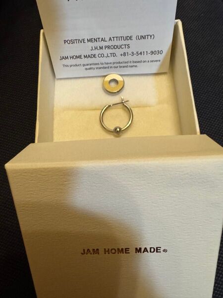 JAM HOME MADE JAM(ジャムホームメイド)シルバー925 フープピアス