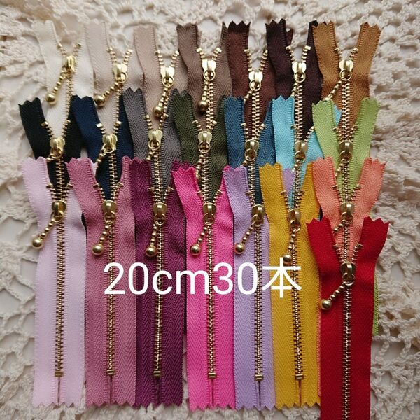 専用 20cm30本 ファスナー