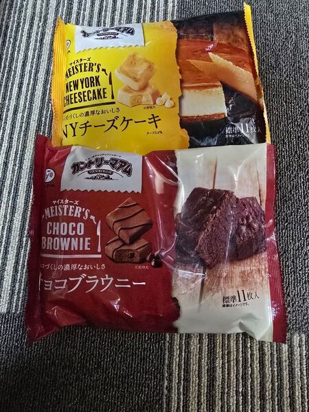 不二家 カントリーマアム チョコブラウニー&チーズケーキ