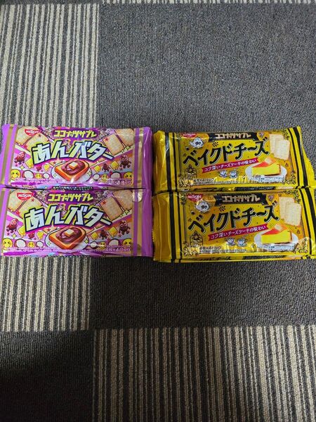日清シスコ ココナッツサブレ ベイクドチーズ 16枚×2/あんバター 16枚×2