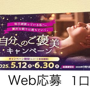 懸賞応募 豪華商品 大人が眠る魔法のスパ 本格ヘッドスパ コメルピロープレゼントキャンペーン レシート1口分 Web応募