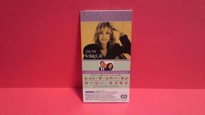 CARLY SIMON(カーリー・サイモン)「LET THE RIVER RUN(レット・ザ・リバー・ラン)/ターン・オブ・ザ・タイド」8cm(8センチ)シングル