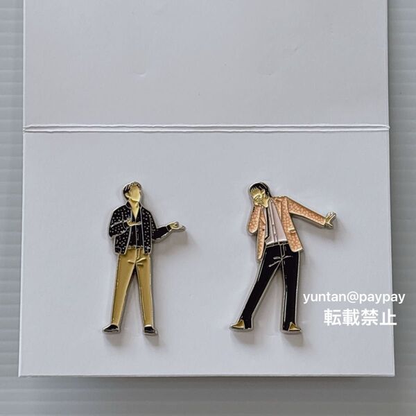 東方神起 ニコイチピンズ ピンズ ピンバッジ ユノ チャンミン 新品未使用
