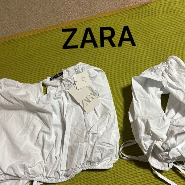 ZARA 新品 バルーン背中開き トップス MとS 1枚値段