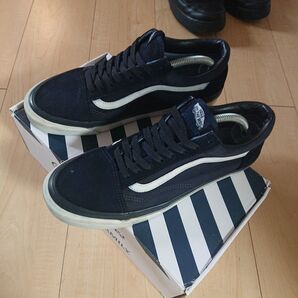 Vans Old Skool wtaps コラボ ダブルネーム紺 28cm zorn 美品箱付