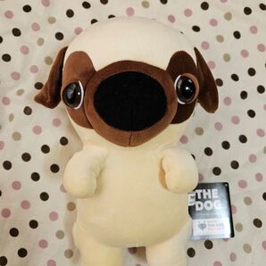 THE DOG もちもちへそ天ぬいぐるみBIG パグ