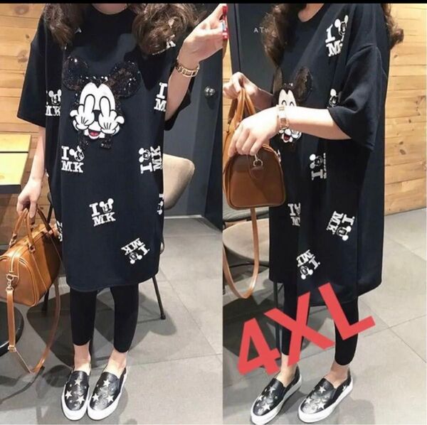 LUCA021 Tシャツワンピース 春夏 レディース 大きいサイズ ゆったり