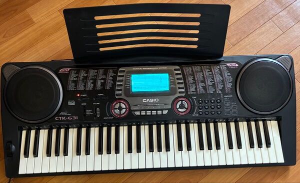 CASIO 電子キーボード CTK-631 ブラック