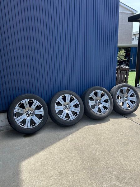 デリカD5 ジャスパー 純正タイヤホイール4本セット ダーククローム