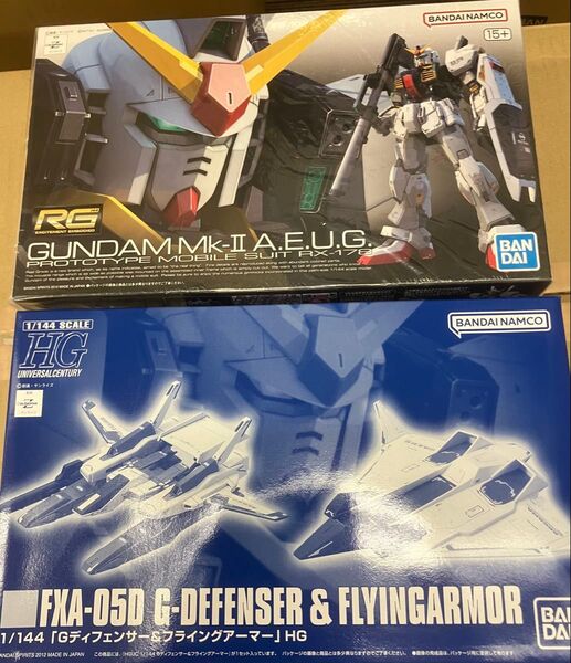 ガンダムmk-Ⅱ gディフェンサー&フライングアーマー hg 未組立