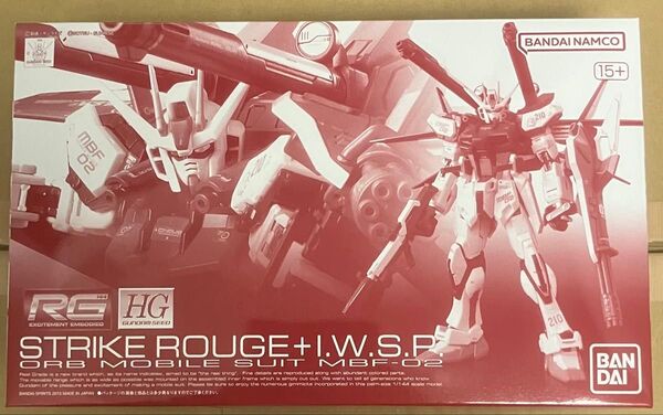 1/144 RG MBF-02 ストライクルージュ+HG I.W.S.P. 「機動戦士ガンダムSEED MSV」未組立