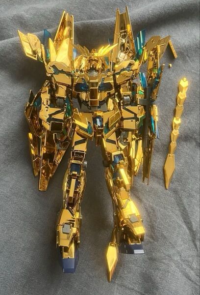 【破損あり】HGUC ユニコーンガンダム3号機 フェネクス ナラティブVer デストロイ ゴールドコーティング ジャンク 組立済