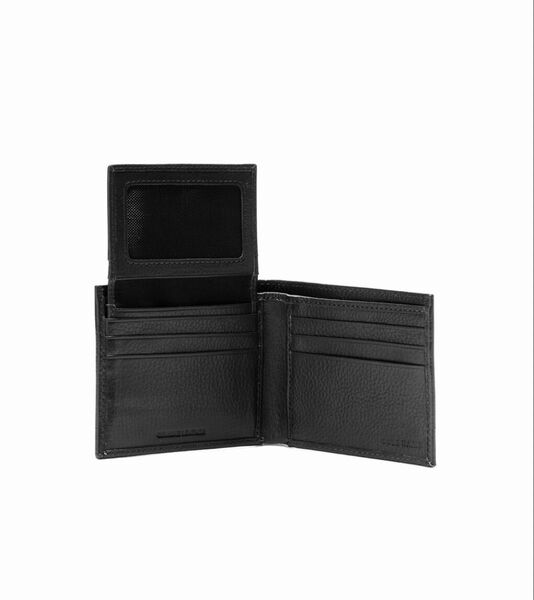 値下げ!!COLE HAAN! コールハーン 牛革★二つ折り財布 メンズ レザー ブラック
