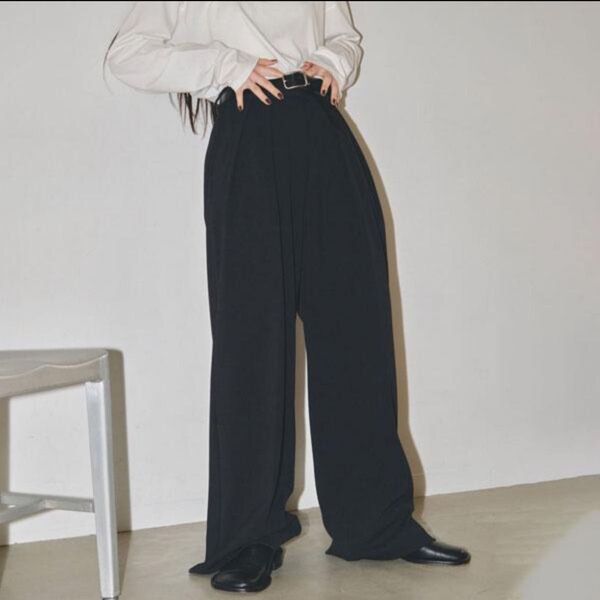 TODAYFUL Doubletuck Twill Trousers 38