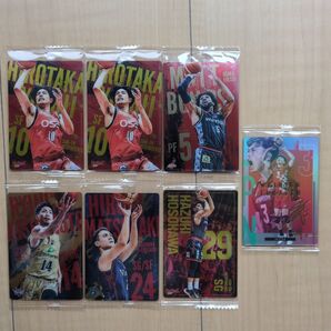 BANDAI ツインウエハース カード Bリーグ バレーボール 7枚