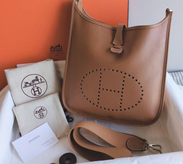 【極美品】HERMES エルメス エブリン2 PM ショルダーバッグ ゴールド