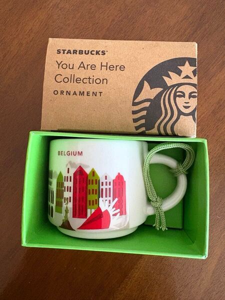 STARBUCKS スタバ オーナメント デミタスカップ 海外限定ベルギー You Are Here Collection 希少品