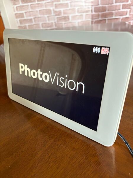 PhotoVision デジタルフォトフレーム 写真立て フォトビューアー HWAAN1 ソフトバンク 写真 カレンダー 時計