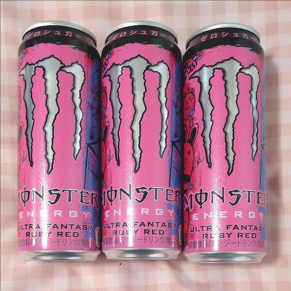モンスターエナジードリンク(ウルトラファンタジールビーレッド)3本セット