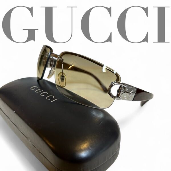 【威風堂々】 GUCCI グッチ サングラス GG ホースビット メンズ デザイン シルバー金具 GGスプリーム