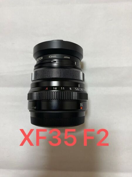 FUJIFILM XF35mm F2 R WR フード+フィルター付き