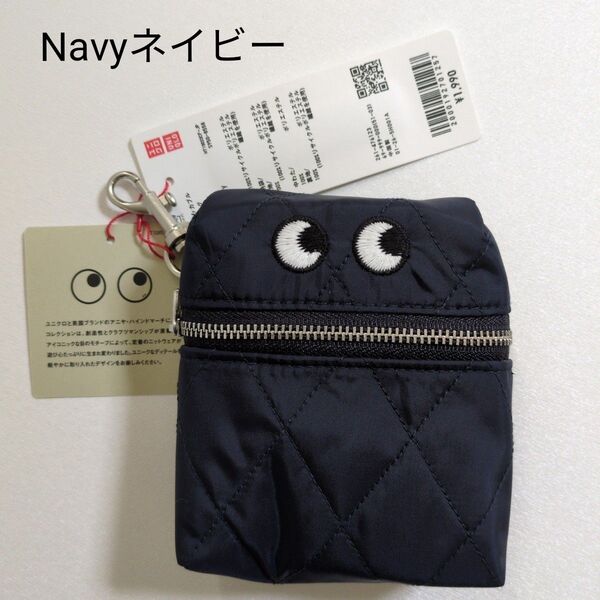 ユニクロ×アニヤ・ハインドマーチ パッカブルバッグ ネイビー 再販品