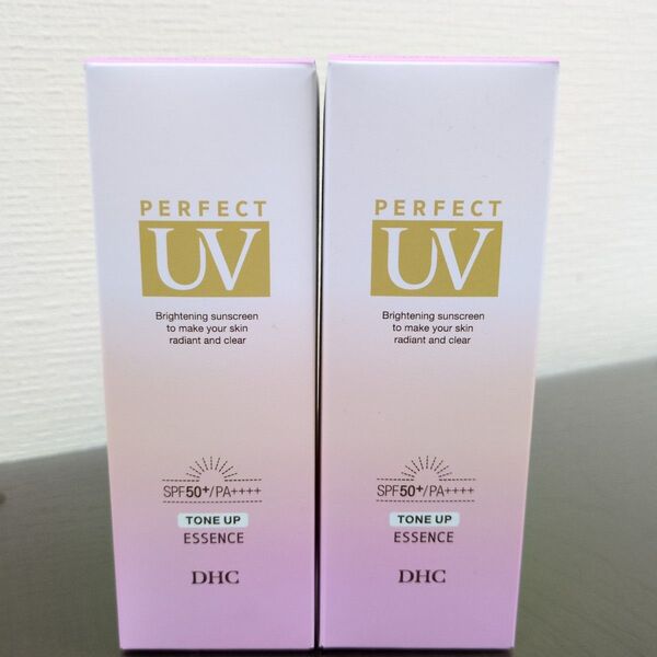 DHC パーフェクトUV トーンアップエッセンス 80g 日やけ止め美容液 2本セット
