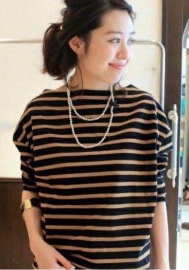 Spick & Span デラヴェボーダードルマンプルオーバー カットソー