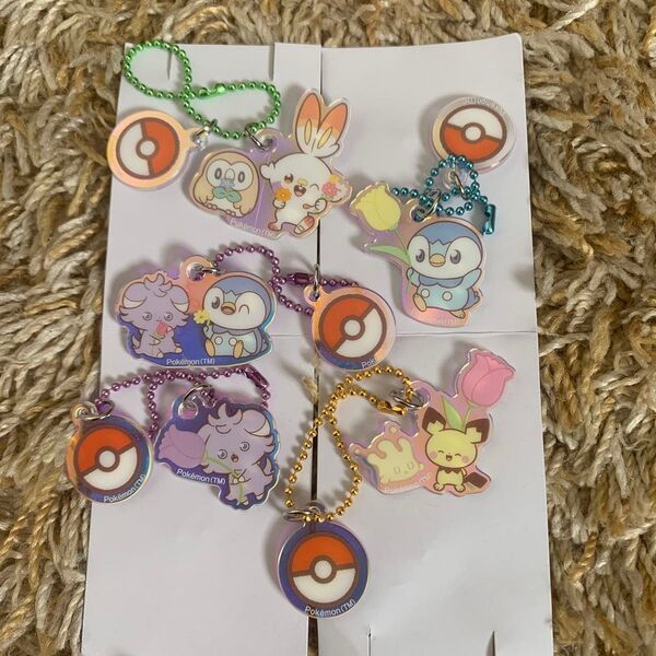 ポケモン ポケピースツインチャーム5種