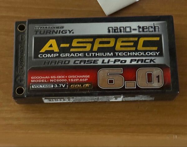 3.7v Lipo バッテリー