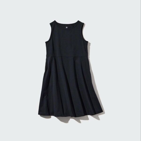 UNIQLOユニクロ 160 女の子 ウルトラストレッチエアリズムワンピース 夏物